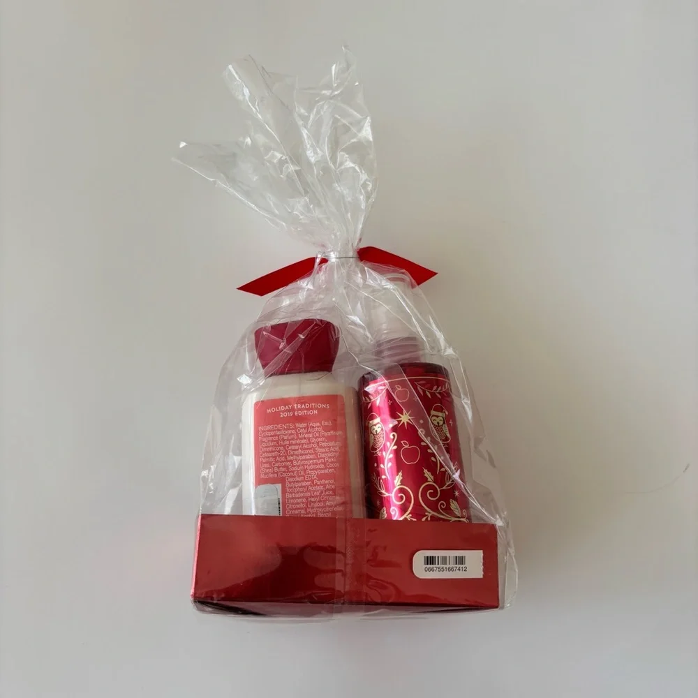 bath and body works winter candy apple set